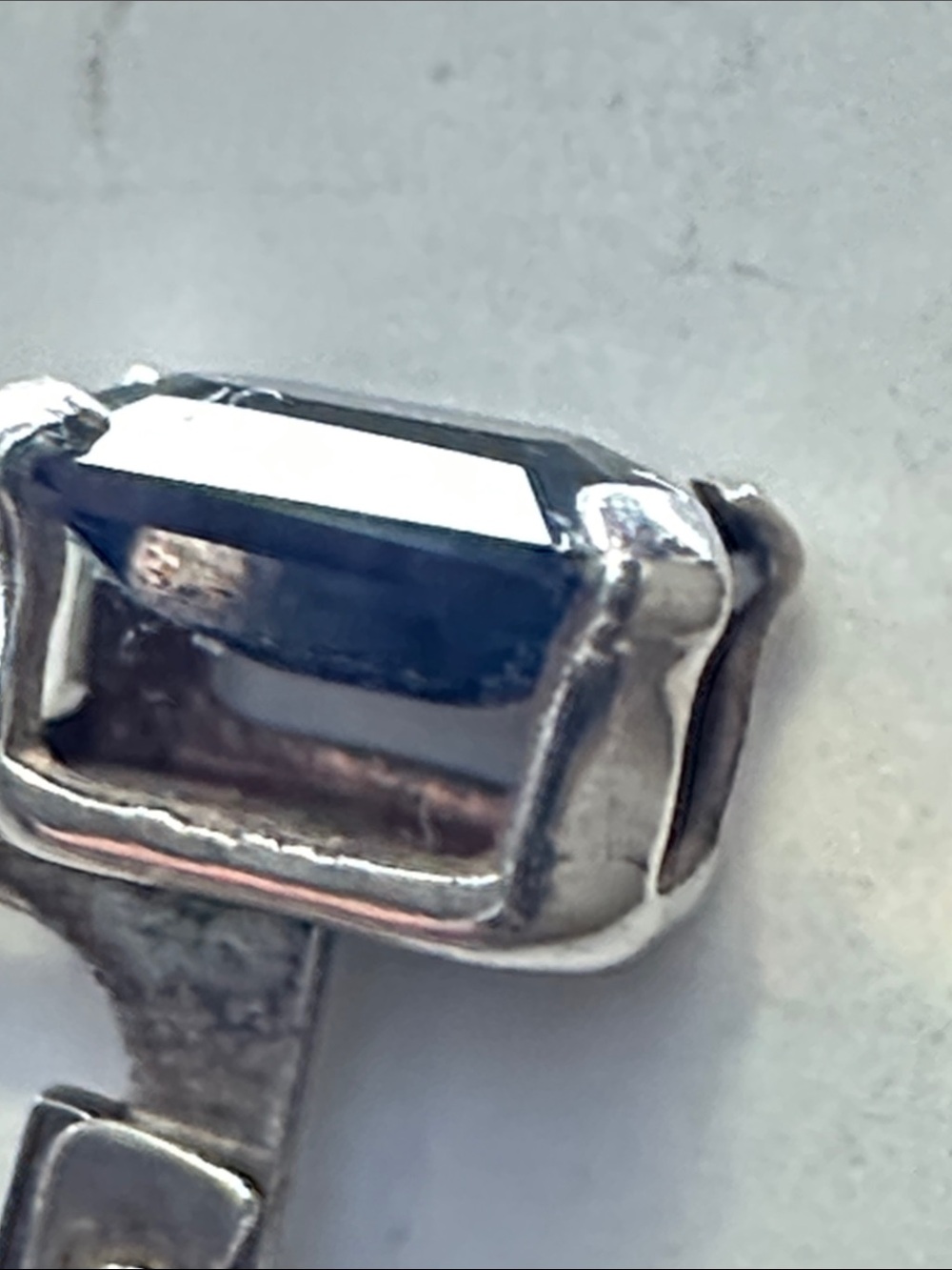 925 Sterling Silver Real Topaz Gems Drop Earrings - Picture 6 of 8